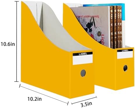 2 Pack Magazine File Folder Holder for Desk and Classroom