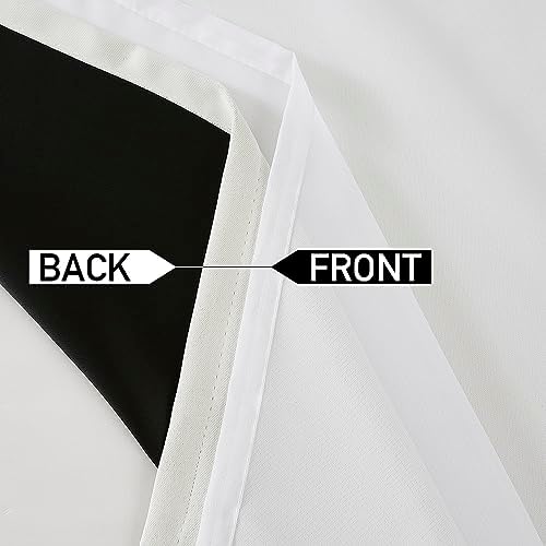 Lotusolution Beige Blackout Curtains Set 4Pcs