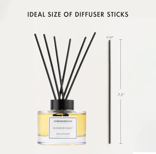 6 Pack Black Reed Diffuser Sticks 75in x 35mm