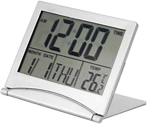 GLOGLOW Multifunctional LED Clock with Weather Monitoring