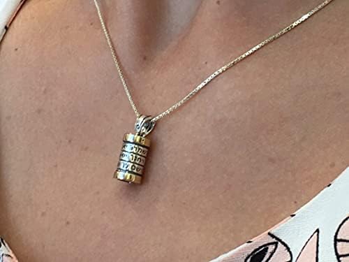 Baltinester Kabbalah Mezuzah Pendant Necklace