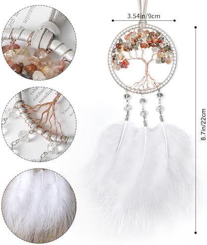 Alynsehom Dream Catcher Car Mirror Pendant 35 Inch