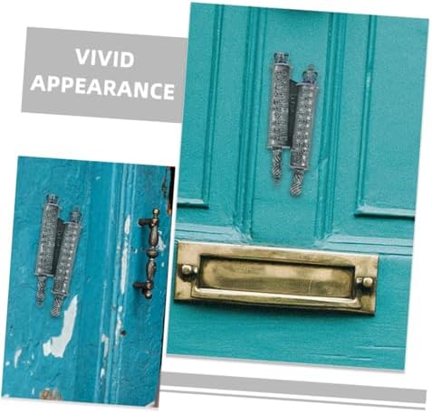 Ipetboom Mezuzah Blessing Scroll Set with 2 Metal Mezuzahs for Jewish Home Decor