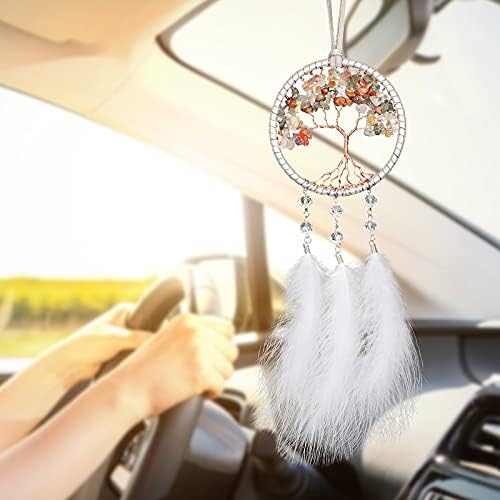 Alynsehom Dream Catcher Car Mirror Pendant 35 Inch