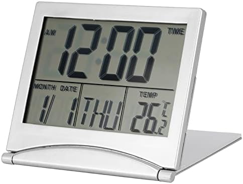 GLOGLOW Multifunctional LED Clock with Weather Monitoring