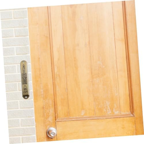 Ipetboom Metal Mezuzah Ornament 2-Piece Set for House Decor