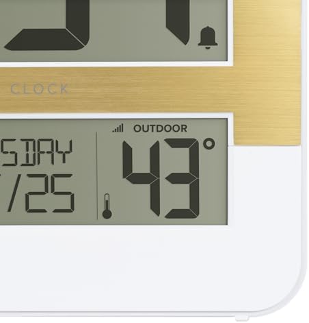 La Crosse Technology L73859 Two-Tone Atomic Digital Clock with Temperature 1