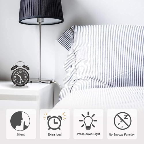Loud Alarm Clock for Heavy Sleepers Adults