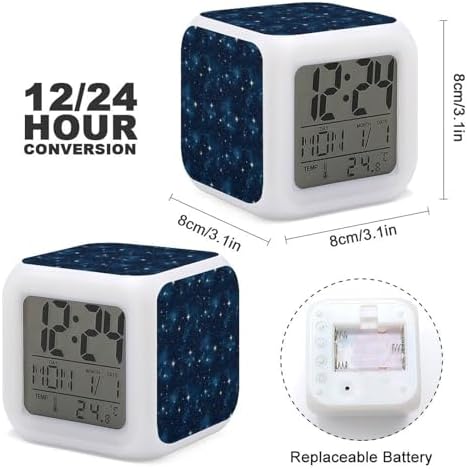 Novastar Dreamy Stars Print LED Alarm Clock