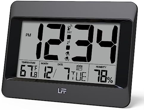 LFF Atomic Clock with Temperature Humidity Display