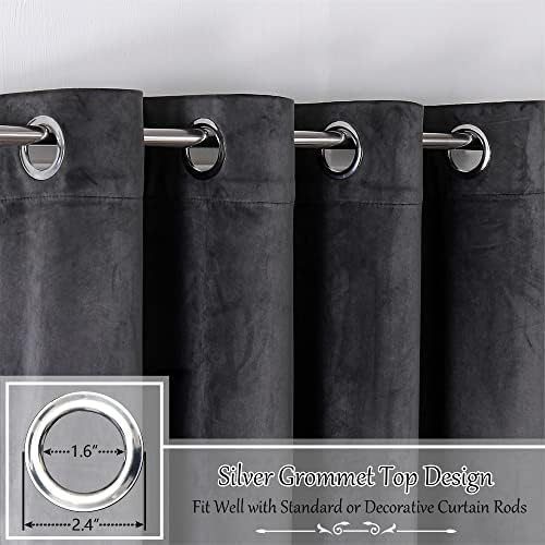 Victree Room Divider Curtain 9ft x 7ft Dark Grey