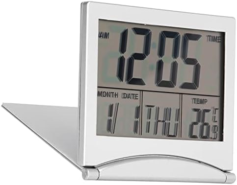 GLOGLOW Multifunctional LED Clock with Weather Monitoring