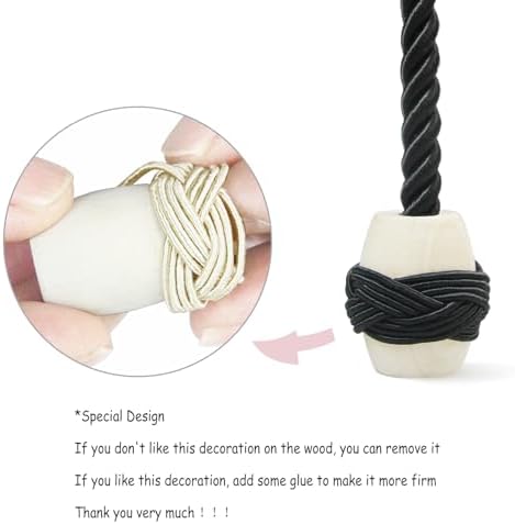 Hangtty Magnetic Curtain Tiebacks 2Pack Black