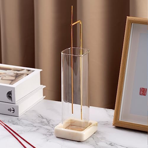 Unique Marble Incense Stick Holder Anti-Ash Flying 100 Mess-Free