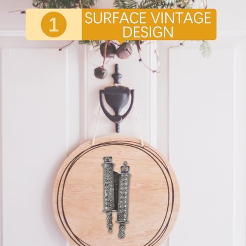 VICASKY Metal Mezuzah with Engraved Blessing Scroll Home Decor