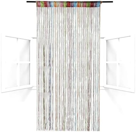 Colorful Shiny Tassel Fringe String Curtains for Doorways