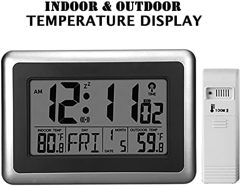 UMEXUS Atomic Digital Clock with Temperature and Alarm