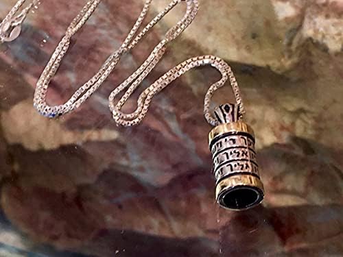 Baltinester Kabbalah Mezuzah Pendant Necklace