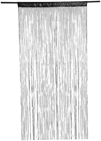 Shiny Beaded Door Curtains 39x79 Black Wedding Decor