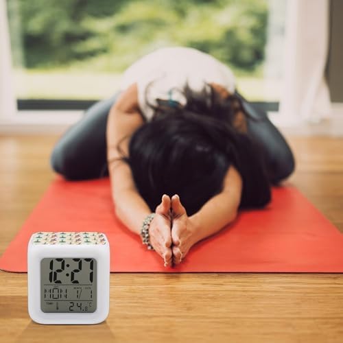 Novastar Cute Guitar Stars Print LED Alarm Clock