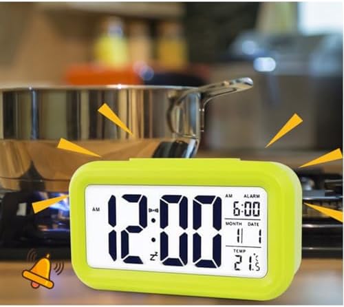 Digital Alarm Clock with LCD Display and Temperature