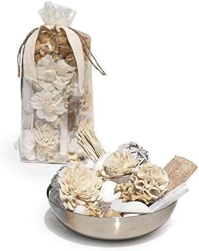 ANDALUCA 20 oz Botanical Potpourri with Selenite Crystals