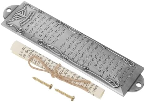 VICASKY Mezuzah Scroll Door Hanger Brass Decor