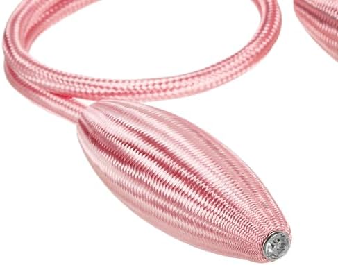 PATIKIL Pink Curtain Tiebacks 2 Pack Holdbacks
