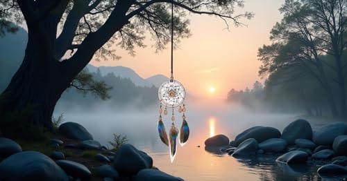 Galepromot Dream Catcher Feather Beads Hanging Ornament