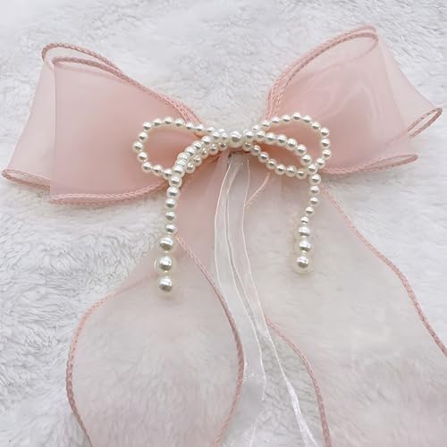 Turbokey Bowknot Curtain Tieback Set Pink