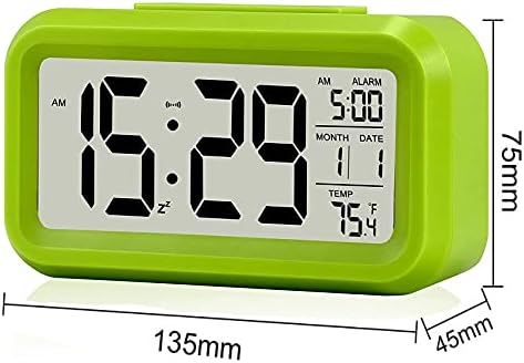 Digital Alarm Clock with LCD Display and Temperature