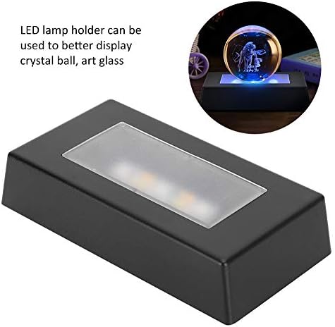 LED Display Base 7 Color Changing Light Stand for Crystal Art Jewelry