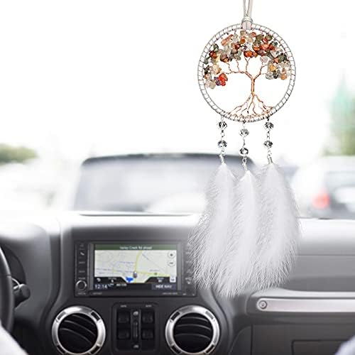 Alynsehom Dream Catcher Car Mirror Pendant 35 Inch