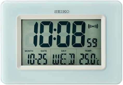 Seiko Yanai Light Blue Alarm Clock