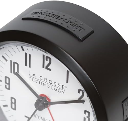 La Crosse Technology 4 Inch Atomic Alarm Clock