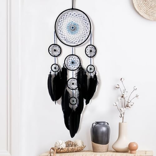 Jiyamony Evil Eye Dream Catcher Wall Hanging for Home Decor