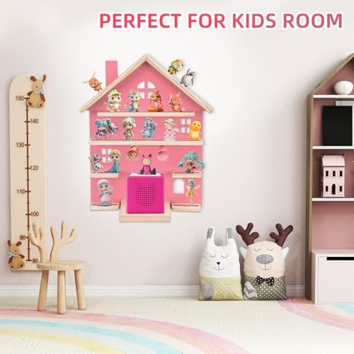 WEIDLUDOR Pink Tonie Storage Shelf for Display and Play