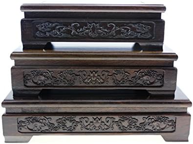 Chinese Rosewood Solid Mahagony Display Stand Pedestal