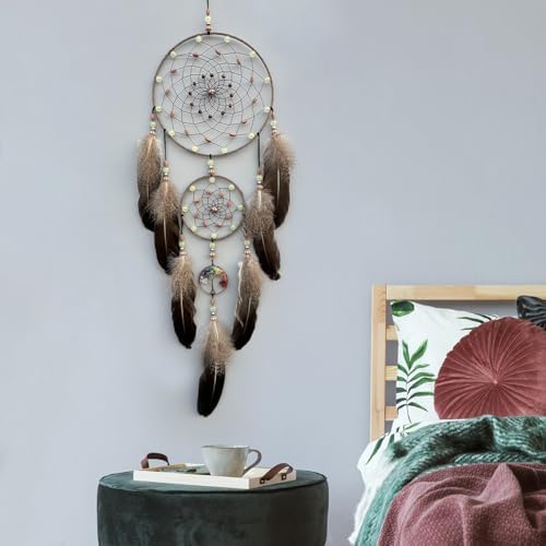 Dream Catcher with Luminous Beads Wall Decor