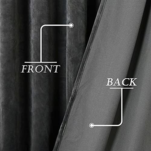 Victree Room Divider Curtain 9ft x 7ft Dark Grey