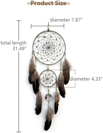 Dream Catcher with Luminous Beads Wall Decor