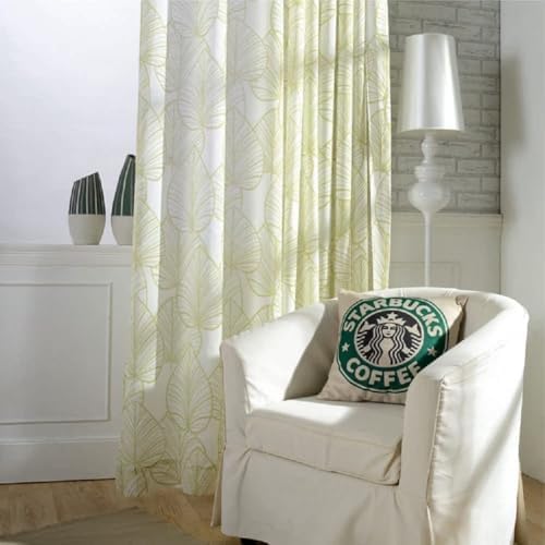 Simple European Style Semi Sheer Curtain Panel