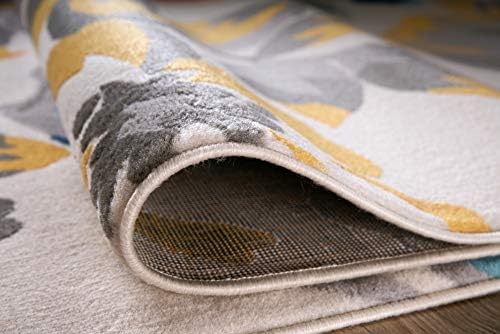 Modern Floral Runner Rug 2 x 7 Multi