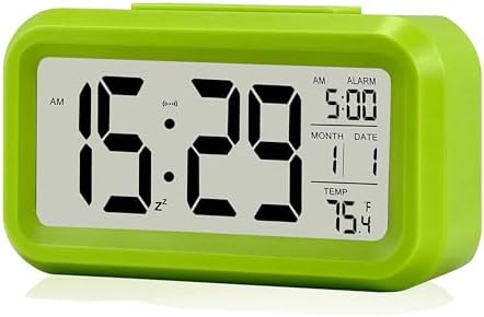 Digital Alarm Clock with LCD Display and Temperature