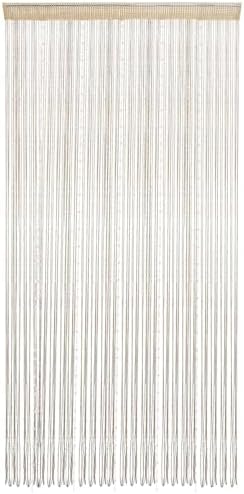 Ejoyous Beaded Curtain for Doorway Decoration 1x2m Champagne