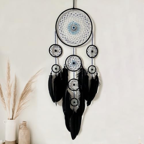 Jiyamony Evil Eye Dream Catcher Wall Hanging for Home Decor