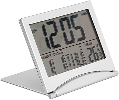 GLOGLOW Multifunctional LED Clock with Weather Monitoring