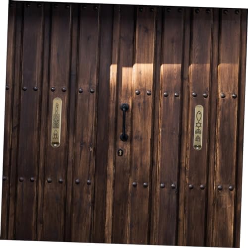 2pcs Metal Mezuzah Door Decor Holy Scroll for Home Blessing and Protection