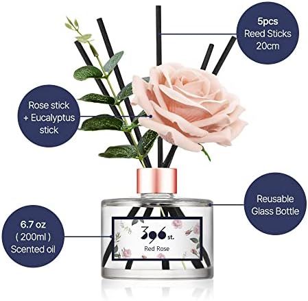 396 St Rose Flower Reed Diffuser Set 200ml