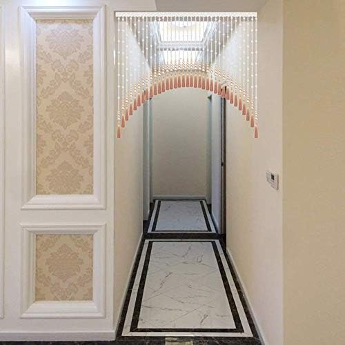 Beaded Curtain with Crystal Glass Beads for Doorway Decoration